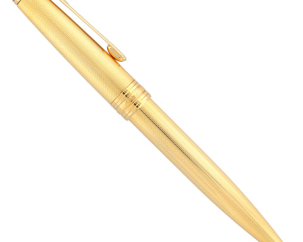 Montblanc Meisterstück Solitaire Gold Plated Kugelschreiber No.164 Classique