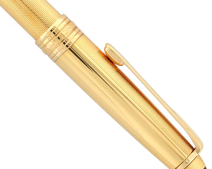 Montblanc Meisterstück Solitaire Gold Plated Kugelschreiber No.164 Classique