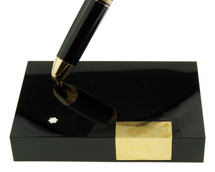 Montblanc Meisterstück Desk Accessoires Pen Stand Füller No.149 Gold Coated