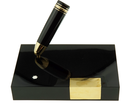 Montblanc Meisterstück Desk Accessoires Pen Stand Füller No.149 Gold Coated