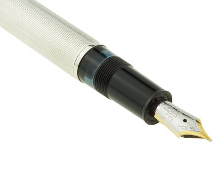 Montblanc Meisterstück Solitaire 925er Sterling Silber Korn Füller No.146 LeGrand