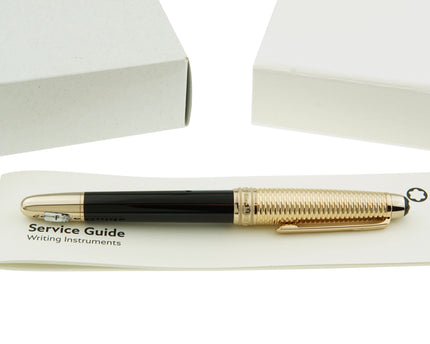 Montblanc Meisterstück Solitaire Doué Geometry Champagne Füller No.145 Classique