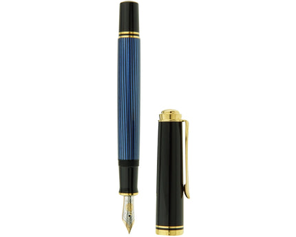 Pelikan Souverän M600 Füller Blau Gestreift