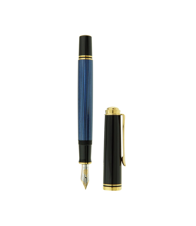Pelikan Souverän M600 Füller Blau Gestreift