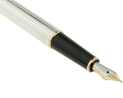Montblanc Meisterstück Solitaire 925er Sterling Silber Füller No.144 Classique