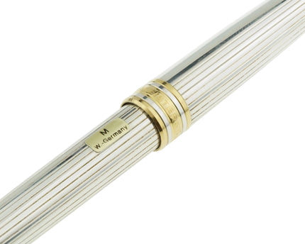 Montblanc Meisterstück Solitaire 925er Sterling Silber Füller No.144 Classique