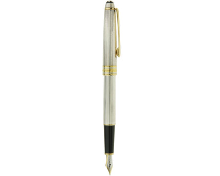 Montblanc Meisterstück Solitaire 925er Sterling Silber Füller No.144 Classique