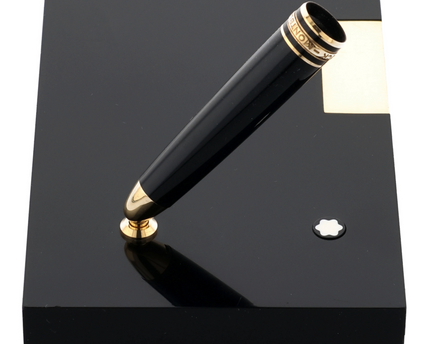 Montblanc Meisterstück Desk Accessoires Pen Stand Füller No.144 Classique Gold Coated