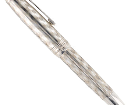 Montblanc Meisterstück Solitaire Silver Barley Füller No.146 LeGrand