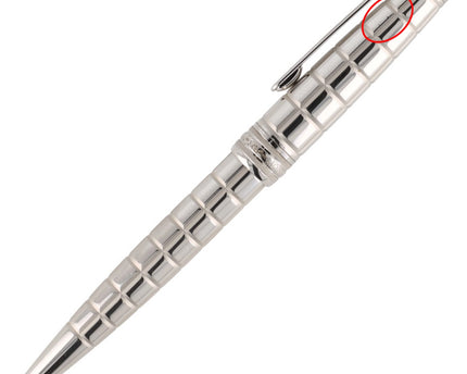 Montblanc Meisterstück Solitaire Platinum Facet Kugelschreiber No.164 Classique