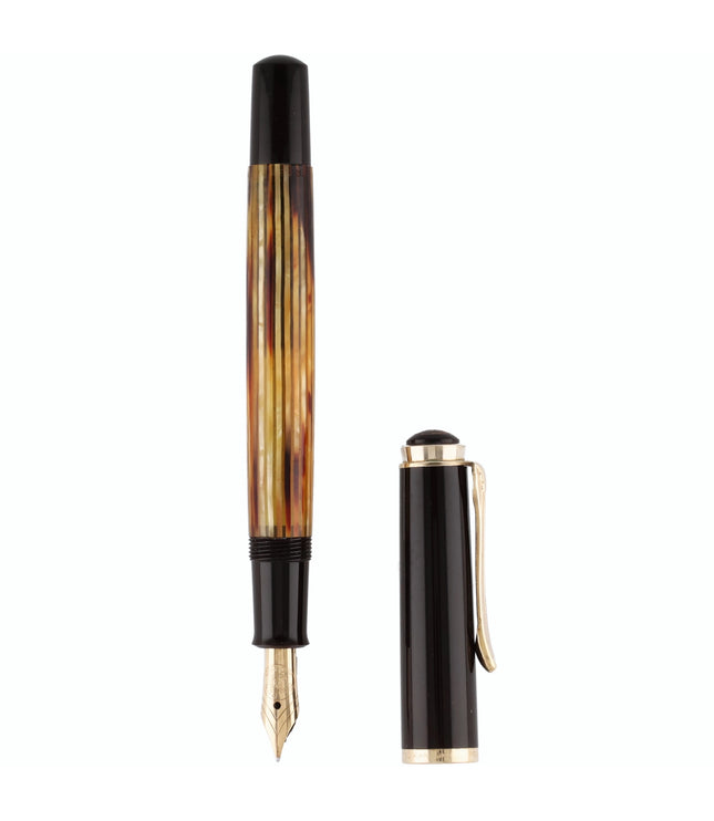 Pelikan 400 Füller Vintage Schildpattbraun Gestreift