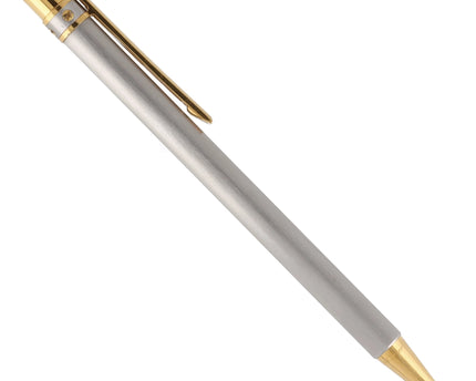 Cartier Santos de Cartier Kugelschreiber Edelstahl Gold