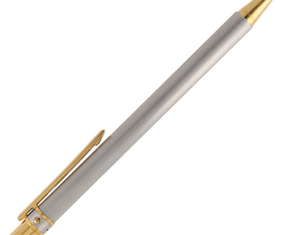 Cartier Santos de Cartier Kugelschreiber Edelstahl Gold