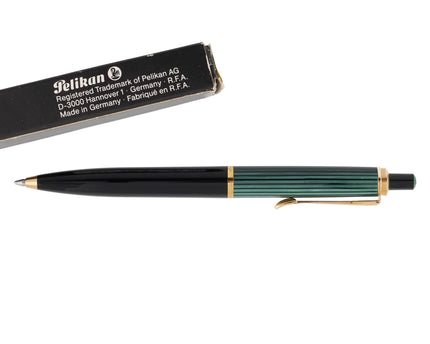 Pelikan K400 Old Style Kugelschreiber Grün Gestreift