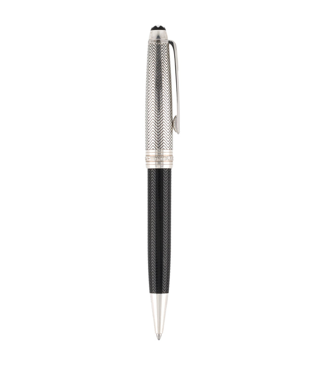Montblanc Meisterstück Solitaire Doué Silver Barley Kugelschreiber No.164 Classique
