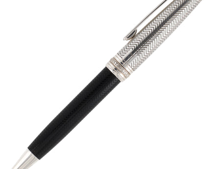 Montblanc Meisterstück Solitaire Doué Silver Barley Kugelschreiber No.164 Classique