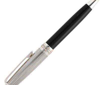 Montblanc Meisterstück Solitaire Doué Silver Barley Kugelschreiber No.164 Classique