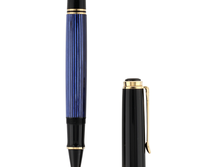 Pelikan Souverän R800 Tintenroller Blau Gestreift