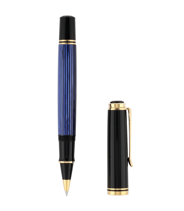 Pelikan Souverän R800 Tintenroller Blau Gestreift