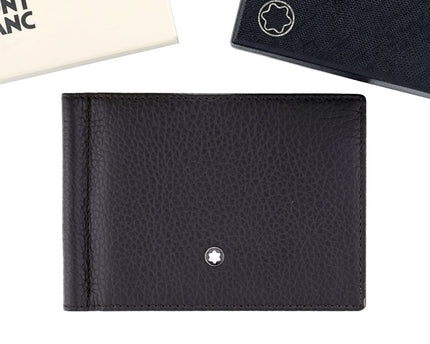 Montblanc Leather Goods Meisterstück Soft Grain Geldbörse 6cc mit Geldklammer