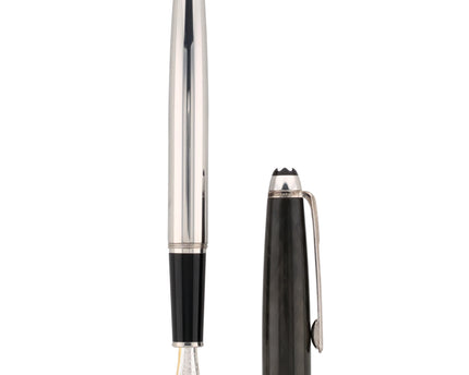 Montblanc Meisterstück Solitaire Carbon Steel Füller No.144 Classique
