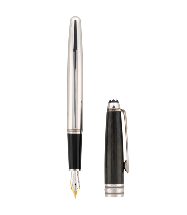 Montblanc Meisterstück Solitaire Carbon Steel Füller No.144 Classique