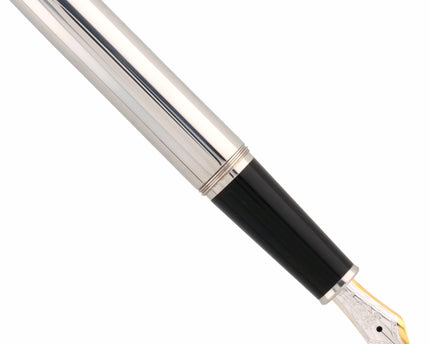 Montblanc Meisterstück Solitaire Carbon Steel Füller No.144 Classique