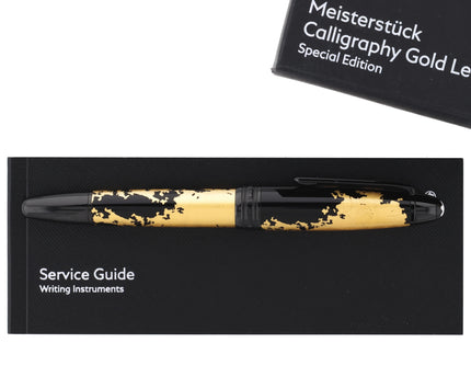 Montblanc Meisterstück Solitaire Gold Leaf Calligraphy Füller