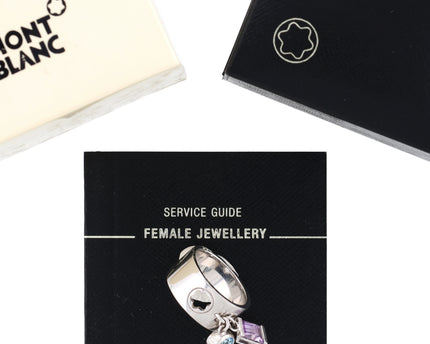 Montblanc Bohème Ring Silber, Amethyst und Blauer Topas