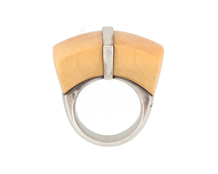 Montblanc Female Jewellery Ring 925er Silber Holz