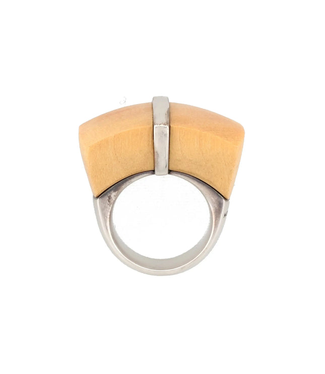 Montblanc Female Jewellery Ring 925er Silber Holz