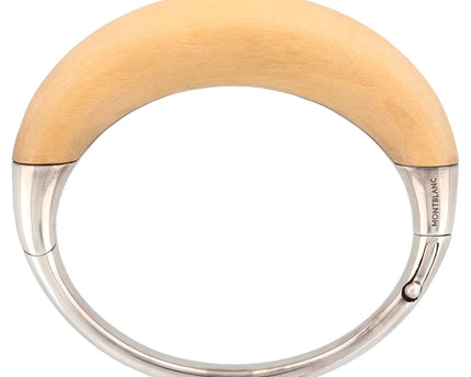 Montblanc Female Jewellery Armreif Holz 925er Silber Druckverschluss