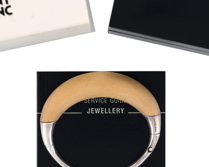Montblanc Female Jewellery Armreif Holz 925er Silber Druckverschluss