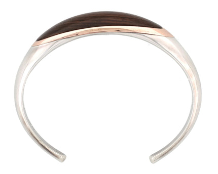Montblanc Female Jewellery Armreif 925er Silber Roségold Holz