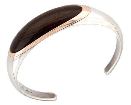 Montblanc Female Jewellery Armreif 925er Silber Roségold Holz