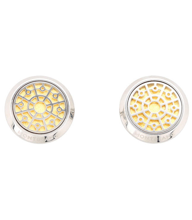 Montblanc Urban Spirit Manschettenknöpfe Round Goldleaf