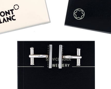 Montblanc Men's Jewellery Manschettenknöpfe Graphic Steel