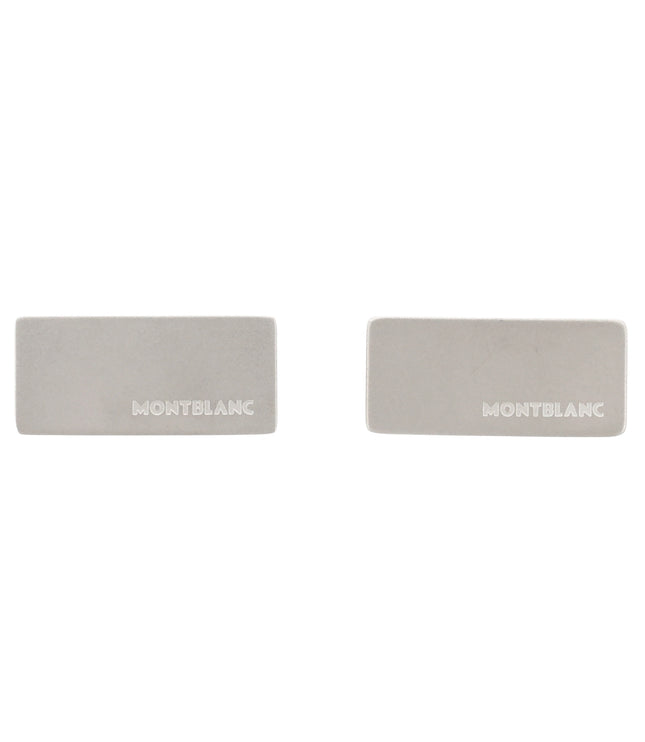Montblanc M Manschettenknöpfe Stainless Steel Rectangular