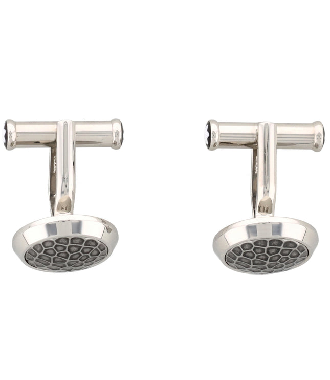 Montblanc Men’s Accessories Manschettenknöpfe Sartorial Steel Martele