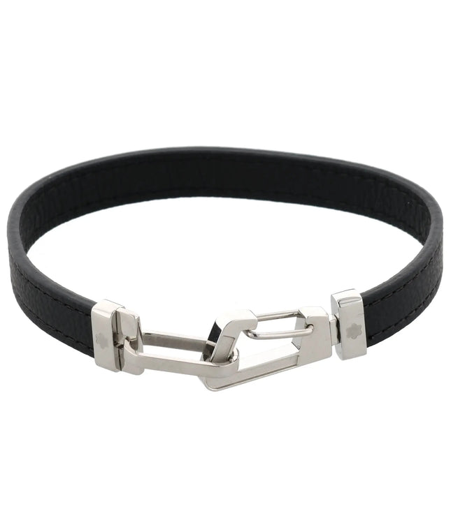 Montblanc Meisterstück Lederarmband Wrap Me Stainless Steel