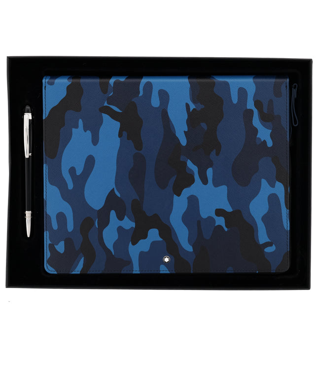 Montblanc Set Augmented Paper Camouflage Blue