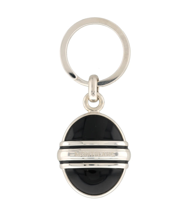 Montblanc Meisterstück Jewellery Schlüsselanhänger Schwarz Platiniert Keyring