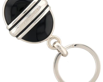 Montblanc Meisterstück Jewellery Schlüsselanhänger Schwarz Platiniert Keyring
