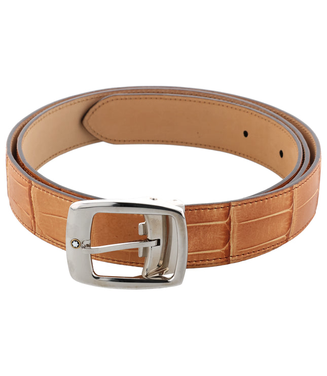Montblanc Contemporary Line Ledergürtel 30mm Cognac