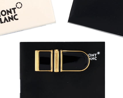 Montblanc Meisterstück Solitaire Geldclip Schwarz Gold