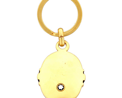 Montblanc Meisterstück Solitaire Schlüsselanhänger Schwarz Gold Keyring