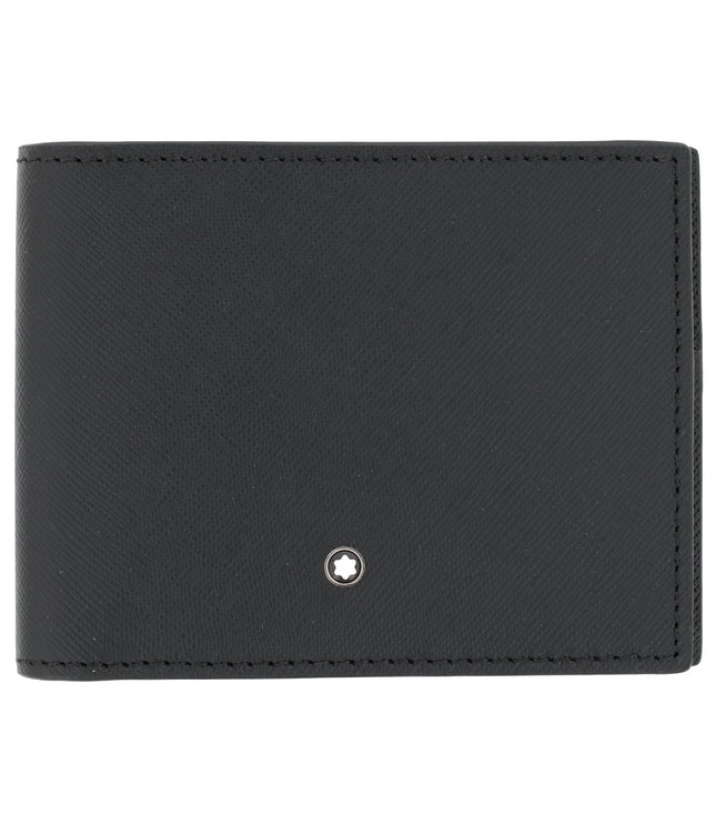 Montblanc Leather Goods Sartorial Geldbörse 4cc mit Geldklammer Schwarz