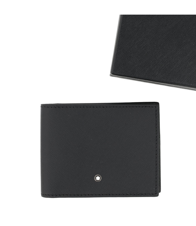 Montblanc Leather Goods Sartorial Geldbörse 4cc mit Geldklammer Schwarz