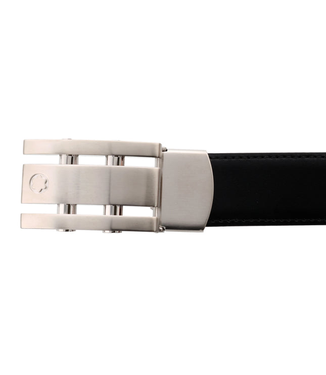Montblanc Contemporary Line Wendbarer Ledergürtel 30mm Skeleton Schwarz/Braun