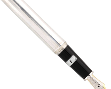 Montblanc Meisterstück Solitaire Silver Fibre Füller No.144 Classique